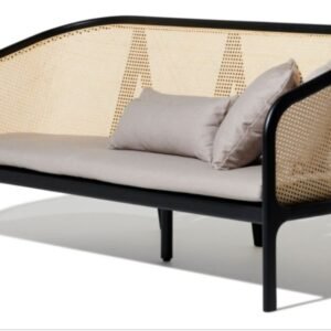 Sofa Lounge Rotan Kayu Jati Cane