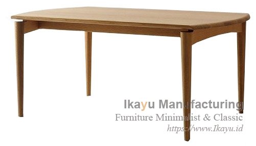 Meja Makan Minimalis Kayu Jati Fuso 