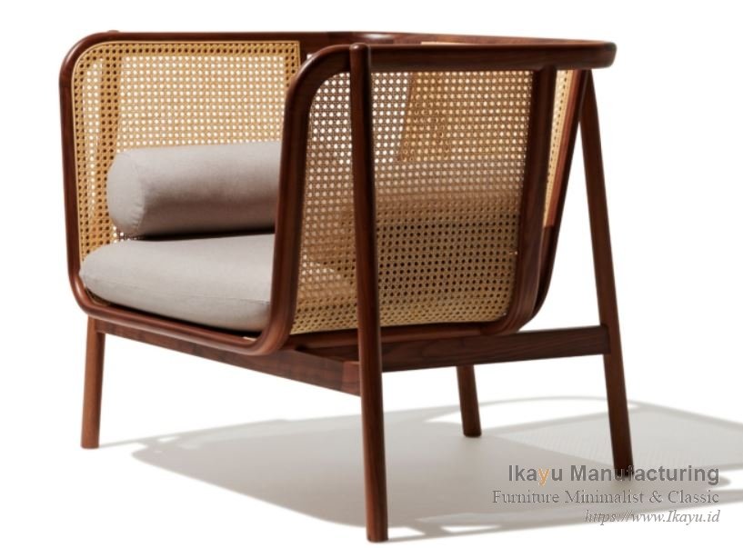 Kursi Sofa Rotan Kreby Kayu Jati