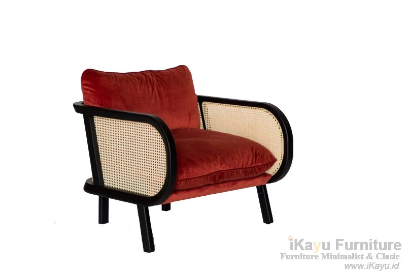 Sofa Single Rotan Retro Kalmindi