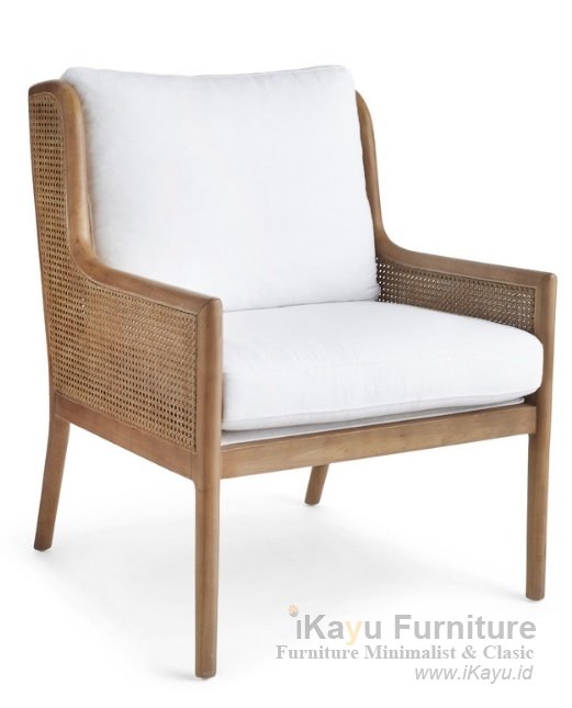 Armchair Klasik Rotan Kayu Jati Pramesti Armchair Klasik Rotan Kayu Jati Pramesti