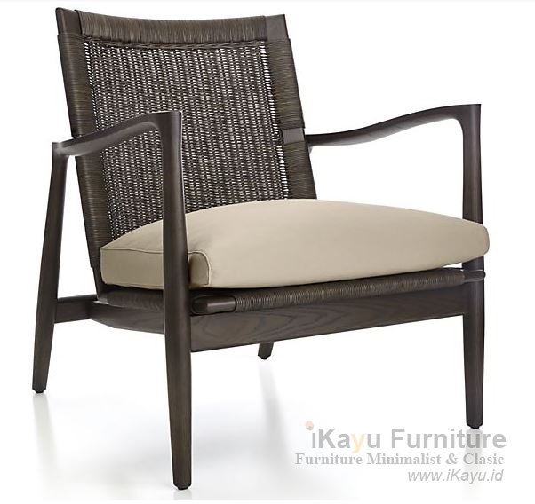 Kursi Tamu Rotan Single Seater Danis