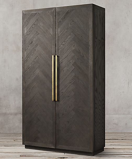 Lemari Pakaian Minimalis 2 Pintu Zig Zag
