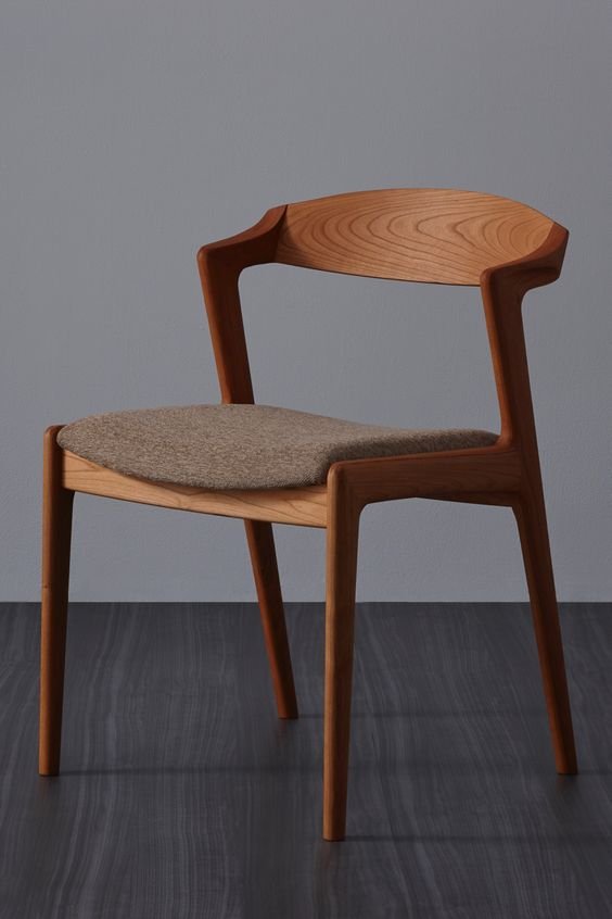 Kursi Cafe Minimalis Narumi Kayu Jati 