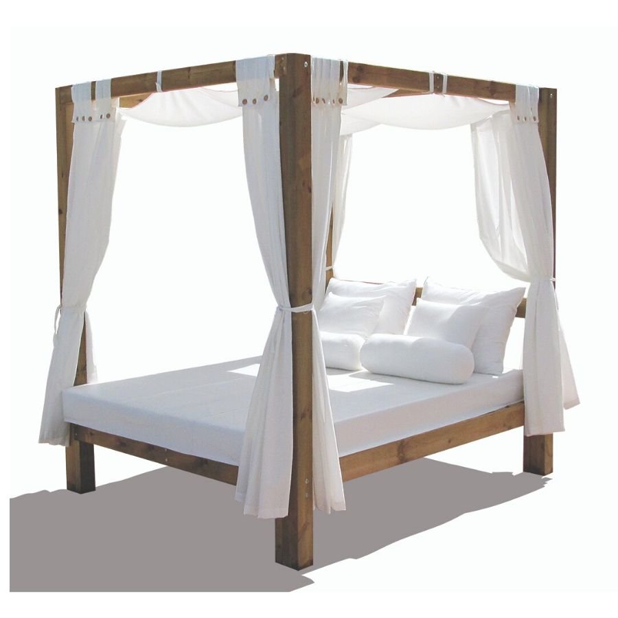 Daybed Outdoor Kanopi Kayu Jati Perhutani Daybed Outdoor Kanopi Kayu Jati Perhutani