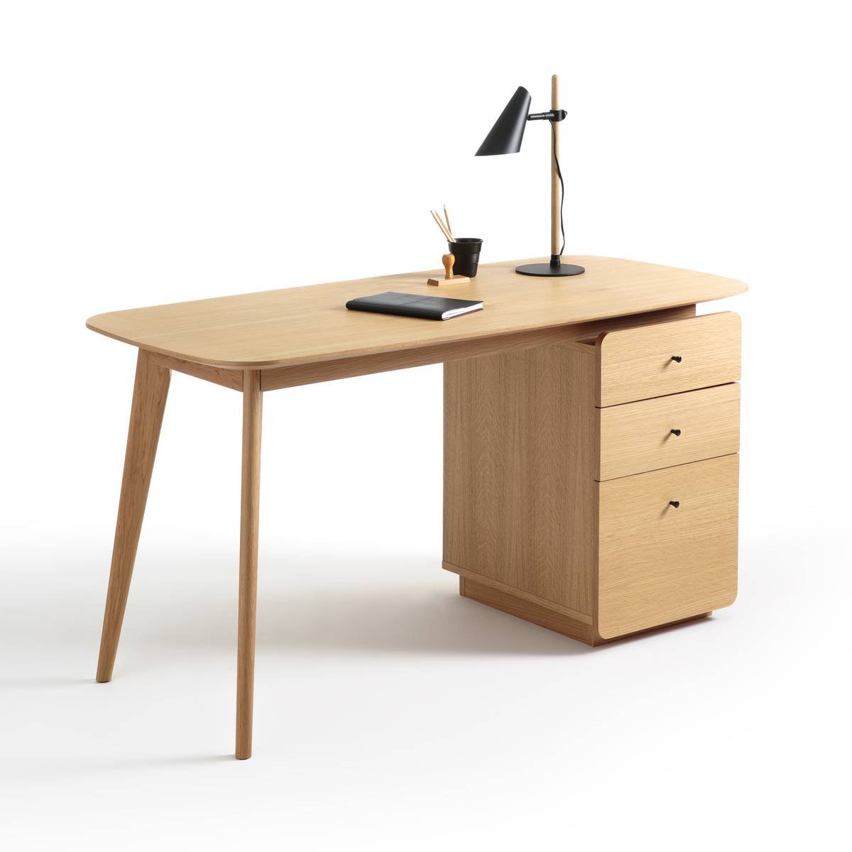 Meja Kantor Minimalis Kayu Jati Laredout 