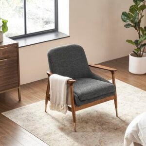 Armchair Kursi Santai Kayu Jati iKayu Kursi Santai Finishing Natural Walnut
