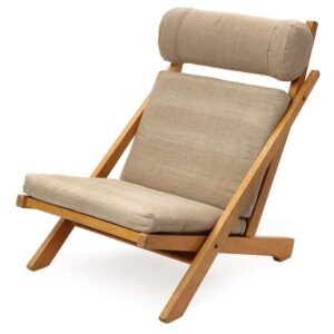 Armchair Kursi Santai Fukuro iKayu Natural Bleaching Finish