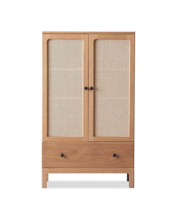 Lemari Rotan 2 Pintu iKayu Wadrobe Minimalis 2 Door