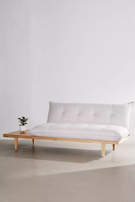 Sofa Minimalis Kayu Jati iKayu Bleaching Finish