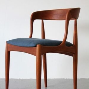 Armchair Kursi Minimalis Jati iKayu Finishing Walnut Doff