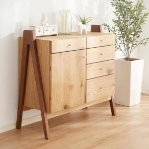 iKayu Buffet Gradenza A Minimalis Jati Finishing Natural Wood