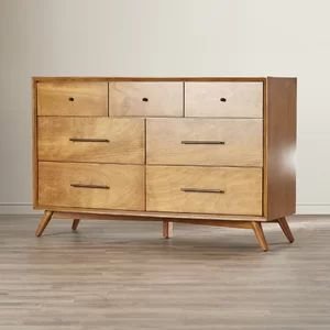 iKayu Gradenza Drawer Minimalis Buffet Kayu Jati Finising Walnut