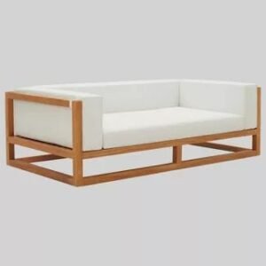 Armchair Sofa Jati Minimalis Bench iKayu Finishing Natural Walnut