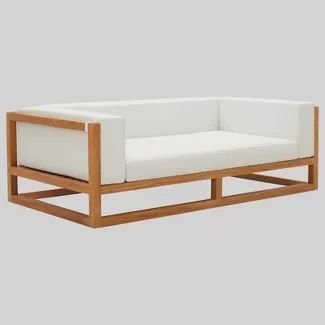 Armchair Sofa Jati Minimalis Bench iKayu Finishing Natural Walnut