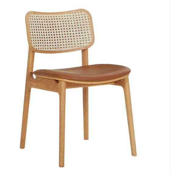 Kursi Rotan Kayu Sungkai Minimalis Natural Finish Kursi Rotan Kayu Sungkai Minimalis Natural Finish