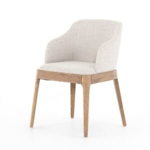 Kursi Makan Minimalis Modern Kayu Sungkai Natural Finish
