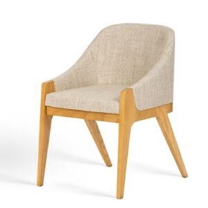 Kursi Makan Kayu Sungkai Minimalis Natural Finishing