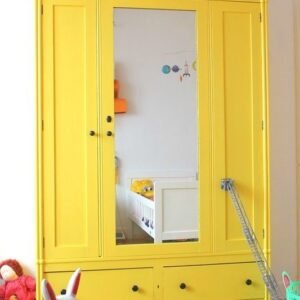 Lemari Anak Pintu 3 Minimalis Shabby Chic