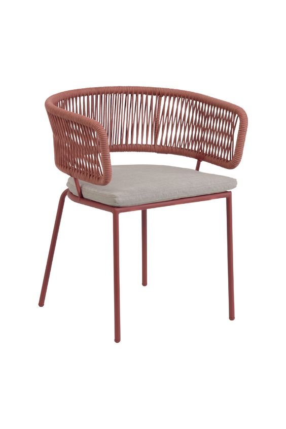 Kursi Cafe Outdoor Minimalis Alumunium Kombinasi Rope Kursi Cafe Outdoor Minimalis Alumunium Kombinasi Rope
