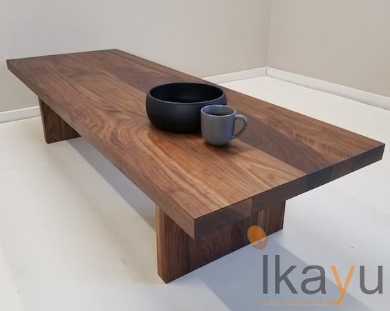 Meja Tamu Minimalis Jati Perhutani Walnut Finish Doff Meja Tamu Minimalis Jati Perhutani Walnut Finish Doff