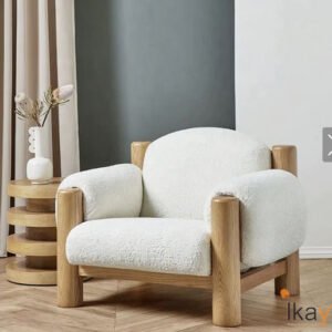 Sofa Lounge Skandinavian Chibi Kayu Sungkai