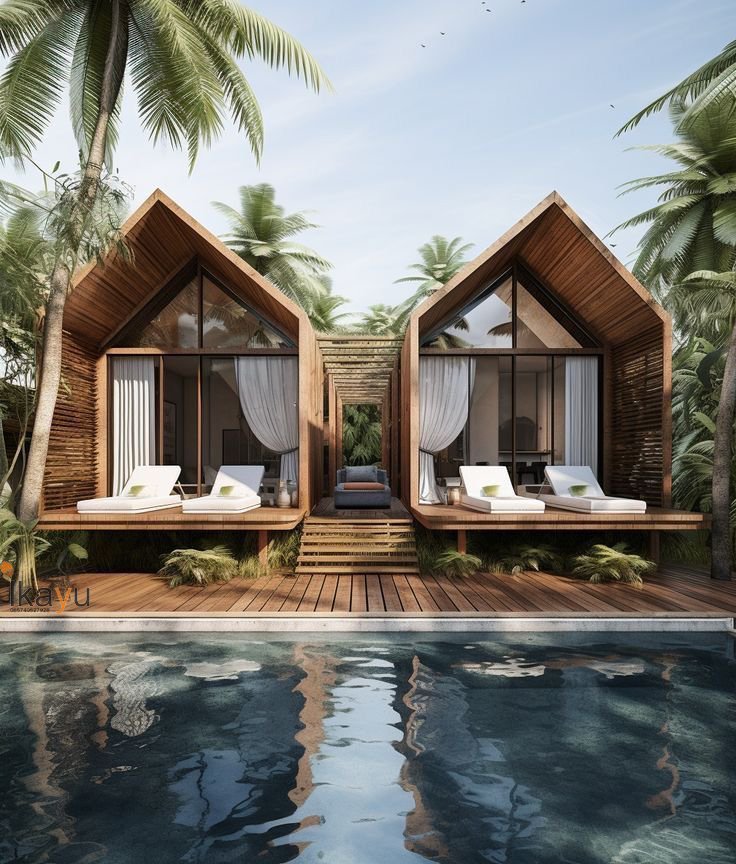 Rumah Kabin Kayu Jati 1 Kamar Tidur Rumah Kabin Kayu Jati 1 Kamar Tidur