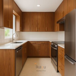 Kitchen Set Kayu Jati Minimalis Modern