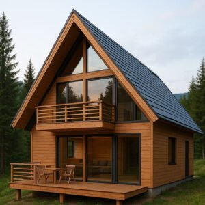 Rumah Kayu Minimalis Modern Instagrammable Kayu Jati