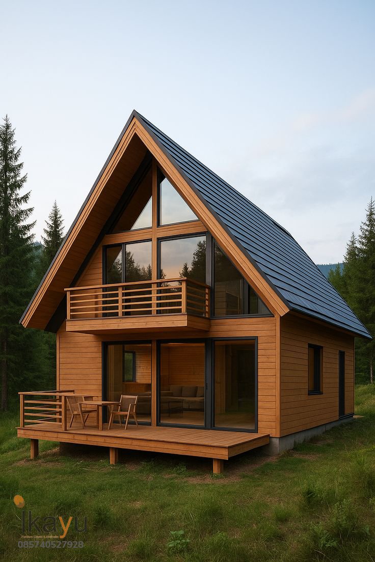 Rumah Kayu Minimalis Modern Instagrammable Kayu Jati Rumah Kayu Minimalis Modern Instagrammable Kayu Jati